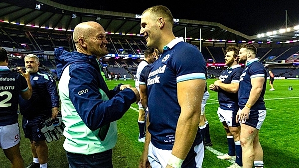 Scotland boss Gregor Townsend excited about the future with Duhan van der Merwe